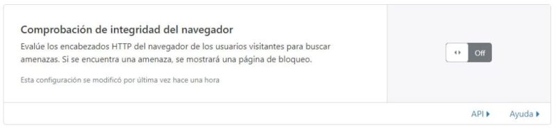 Comprobación de integridad del navegador